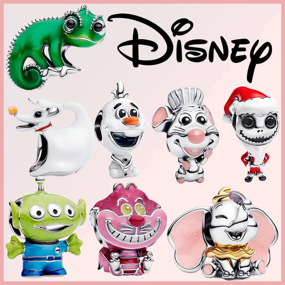 ديزني دامبو ستيتش ميني ويني ديدبول 925 فضة استرخى دلايات 925 بلاتا صالح الأصلي خرز سوار مجوهرات لتقوم بها بنفسك #3