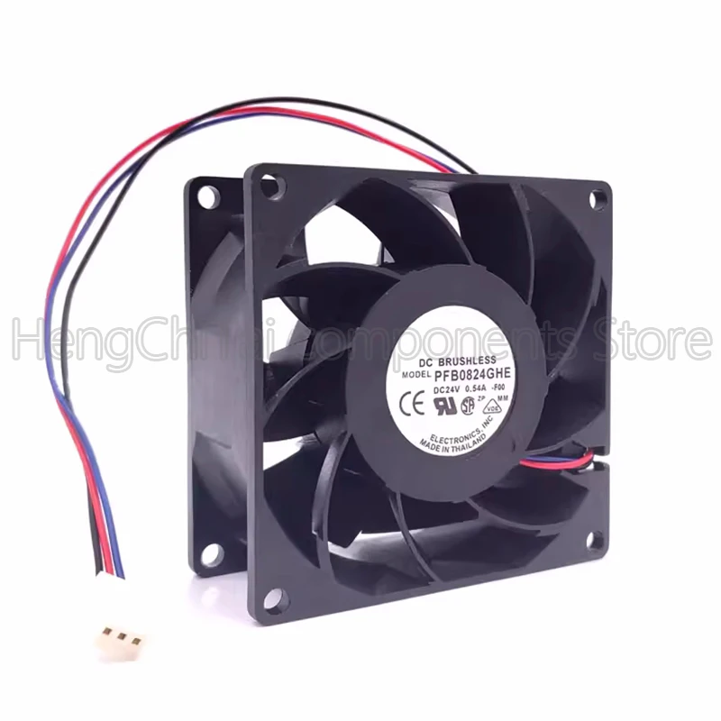 Original 100% Working PFB0824GHE 8038 24V 8CM 0.54A cooling fan