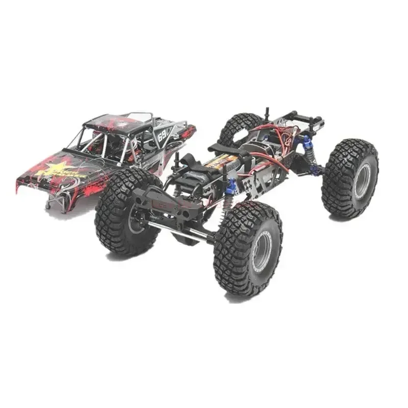 18000 1:10 Rc samochód terenowy z napędem na cztery koła 4x4 elektryczny wodoodporny hobbystyczny Rock Truck M Model zabawki dla chłopca pudełko