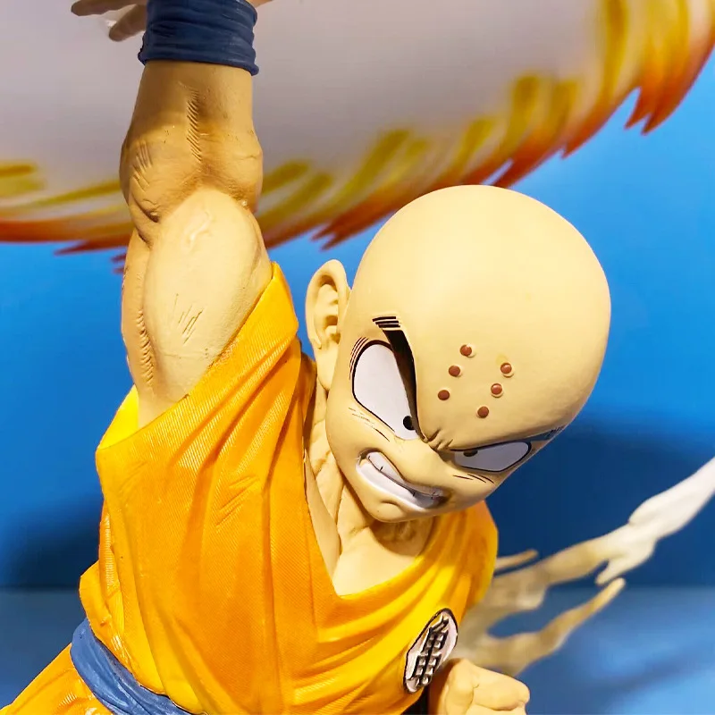 Dragonball Cs Qi Yuan Chop Krillin Anime Figure Garage Kit Model Anime Peripheral Scene Computer Desktop Ornament Birthday Gift