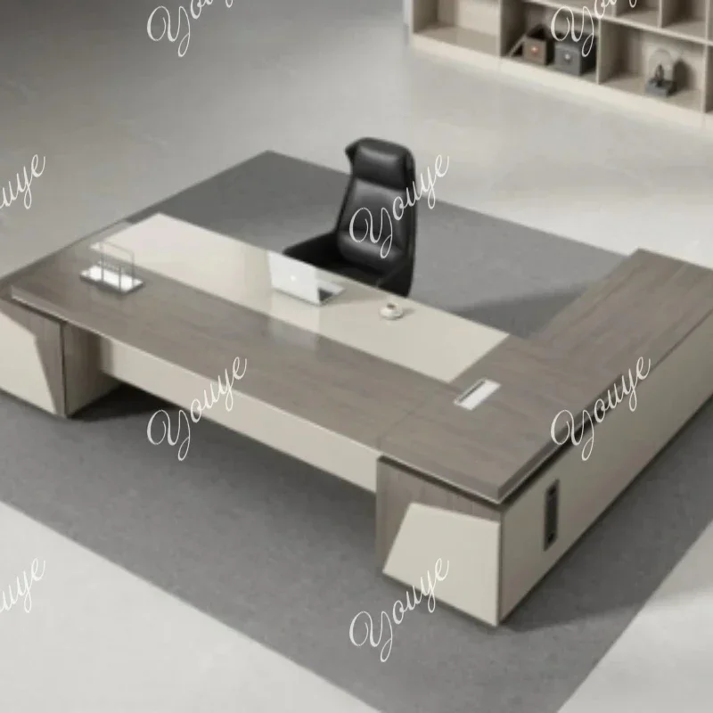 Uu Factory Promotion J Storage Boss Desk Modern Luxury Accessories Cabinet Work Conference Desk Reception Gaming Designer Offic