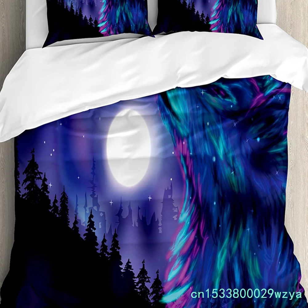 Home Textiles & Decorations - 3pcs Bedding Set Aurora Borealis Home
