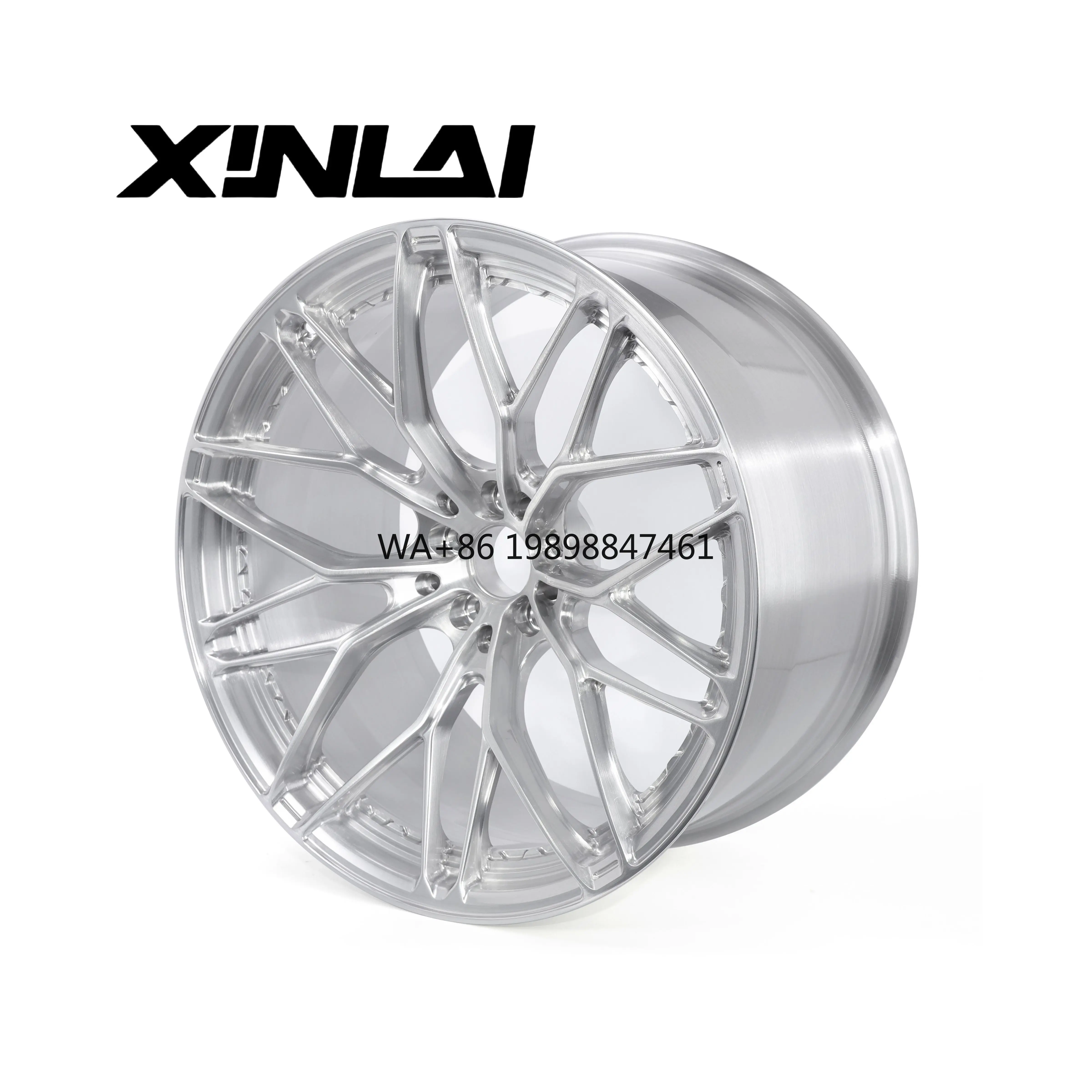 

XINLAI Custom Deep Concave Polished Chrome Wheels Forged Wheel 5X112 5X120 5X114.3 18 19 20 Passenger Car Wheels for Mercedes