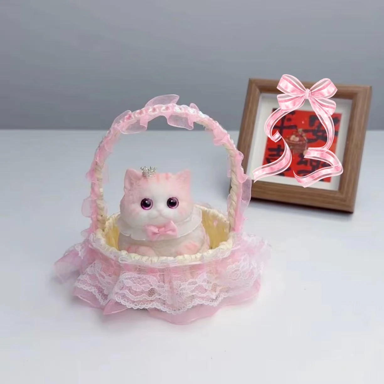 แมวน่ารักอ้วนอ้วน ของเล่นบีบคลายเครียด นุ่มสบาย ช่วยคลายความเครียด เหมาะสำหรับวางบนโต๊ะทำงาน