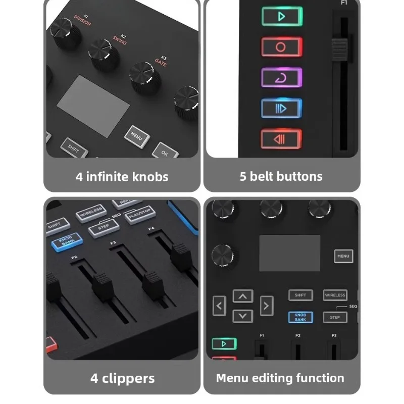 High Quality EMP-16 Electronic Music Percussion Pad MIDI Keyboard Bluetooth Electronic Music Arrangement Controller