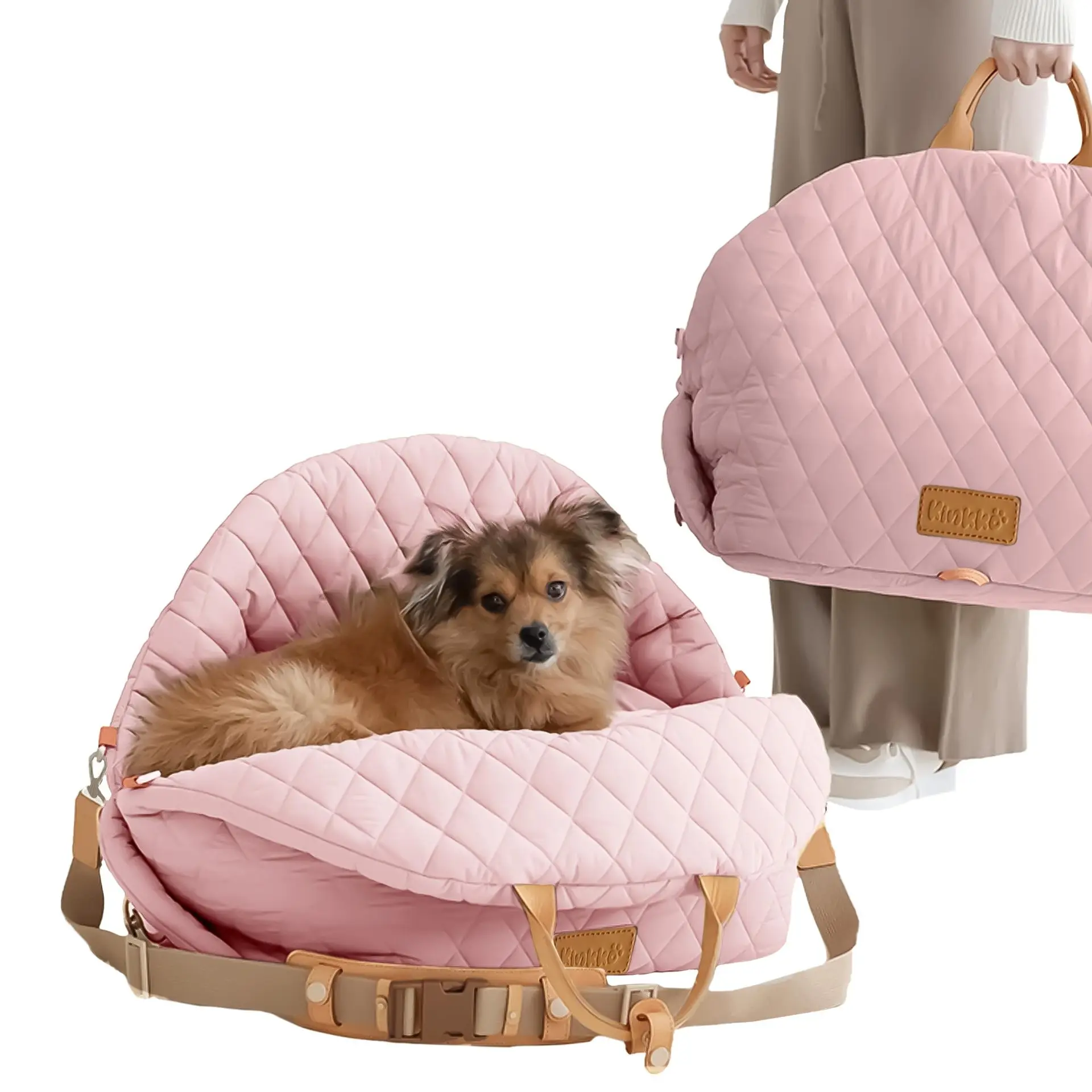 Luxury Outdoor Pet Bag Waterproof Portable Hand For Puppy Cat Multi-use Pet CarrierDog Car Seat Travel