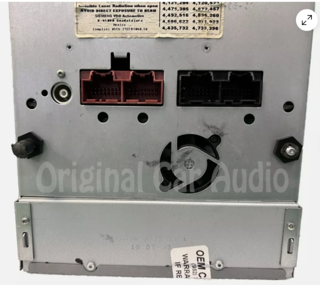 Cadillac Rádio DVD Player MP3 6 Disc CD Changer AM FM OEM