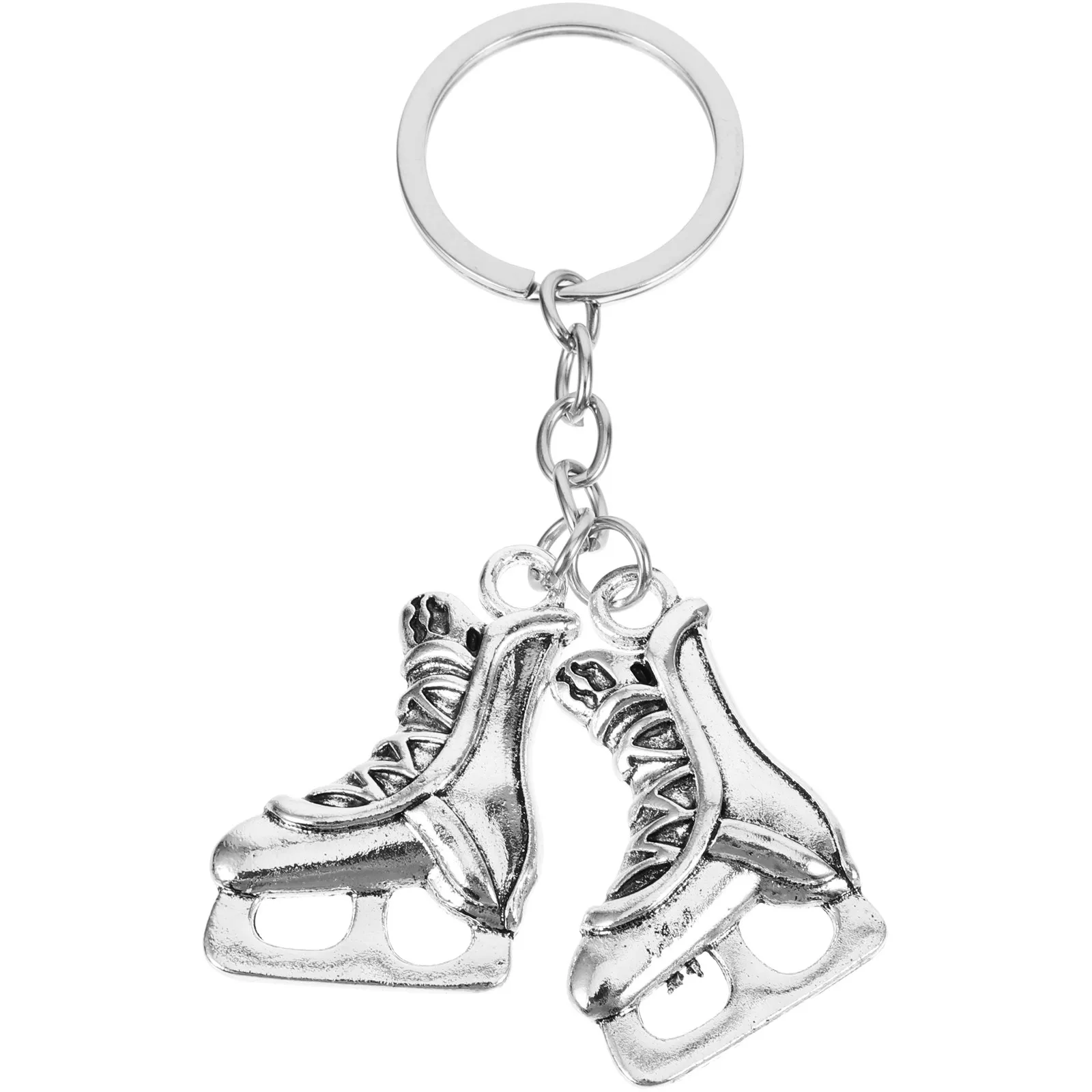 

Металлический брелок-подвеска в виде роликовых коньков: очаровательный дизайн маленьких коньков для ключей, сумок, кошельков, рюкзаков. Декор и подарок для девочек.