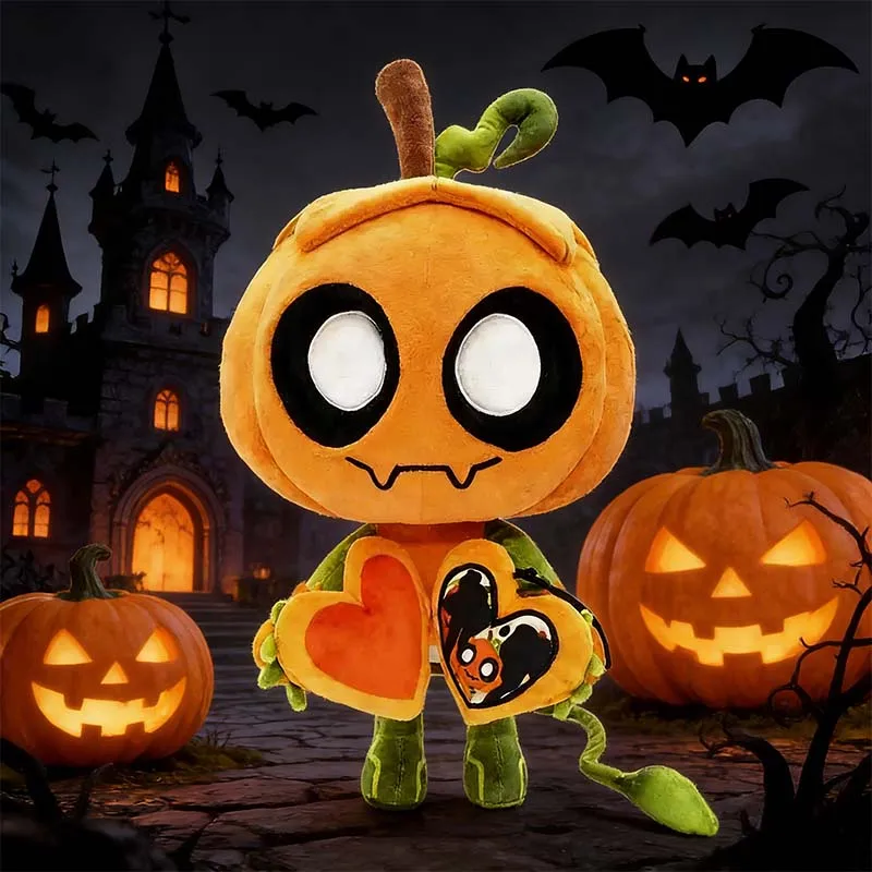 

Мягкая плюшевая кукла Gourdy из Dandy's World, 25 см, коллекционная, по мотивам хоррор-игр, подарок на Хэллоуин и Рождество для всех возрастов