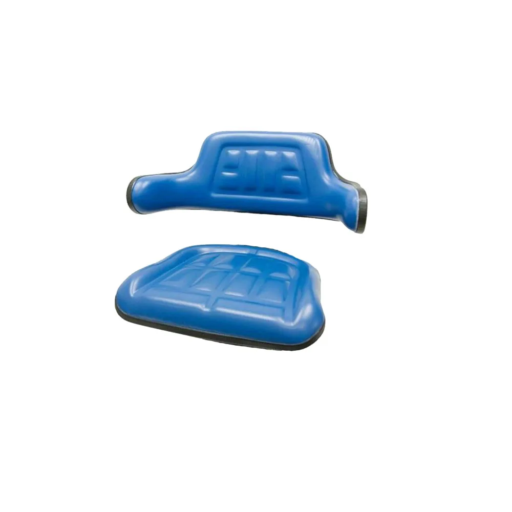 PU Deluxe Seat Cushions Agricultural Machinery Seat Wrap Around Backrest Suspension Rail Style