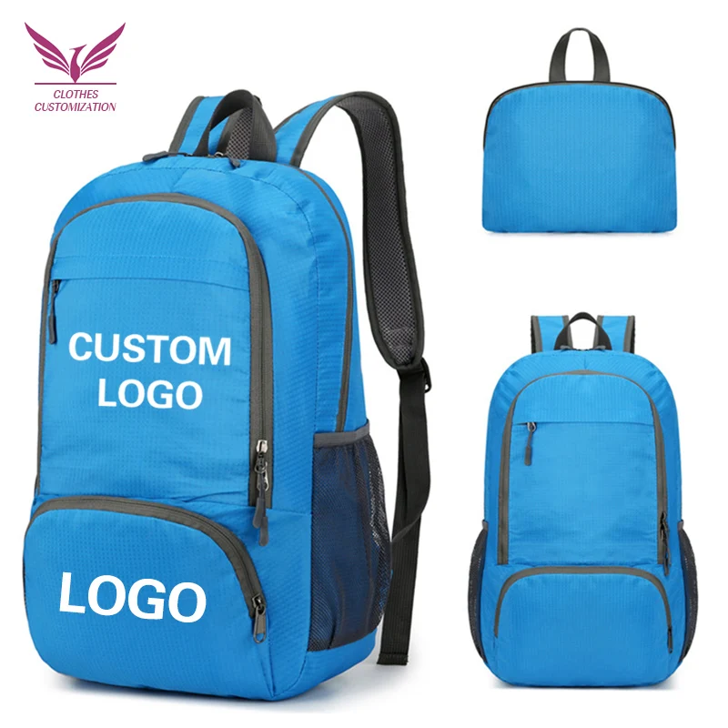 

Lightweight Foldable Backpack custom logo Waterproof Packable Backpack personality customization Outdoor Travel Hiking pack