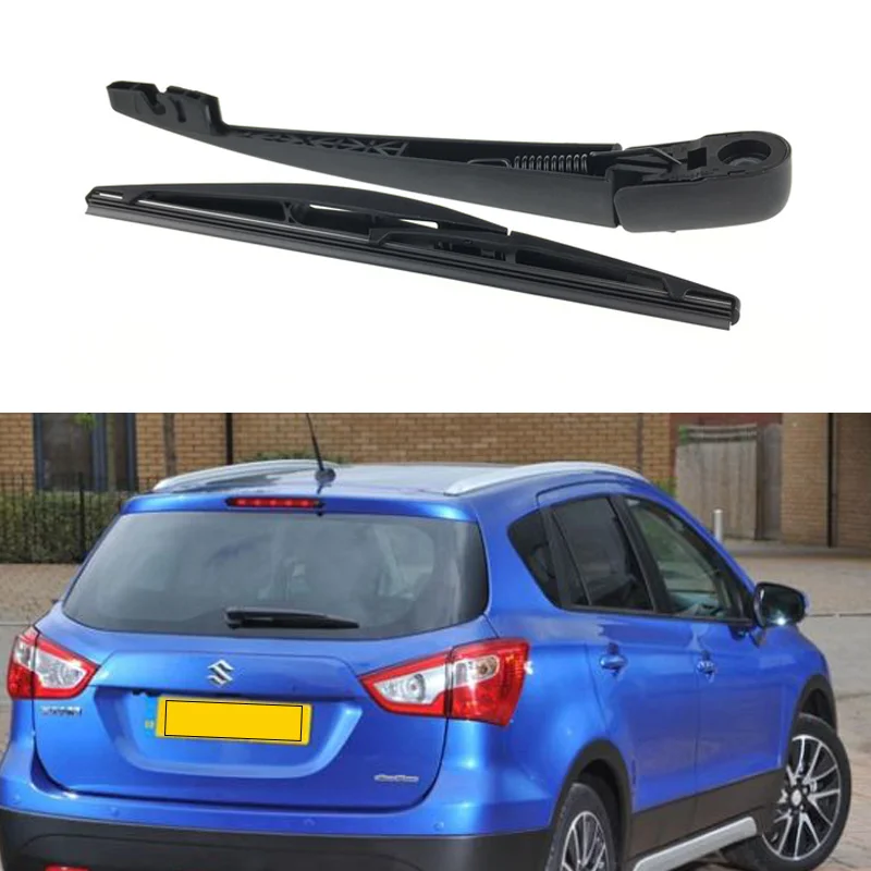 Rear Wiper Blades Back Car Windscreen Wiper Arm For Suzuki S-Cross Hatchback(2013 Onwards) 255mm,Windshield Car Styling