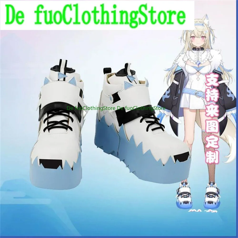 

Fuwawa Abyssgard Virtual YouTuber VTuber Обувь для косплея Сапоги Игра Аниме Хэллоуин Рождество DefuoClothing Магазин обуви