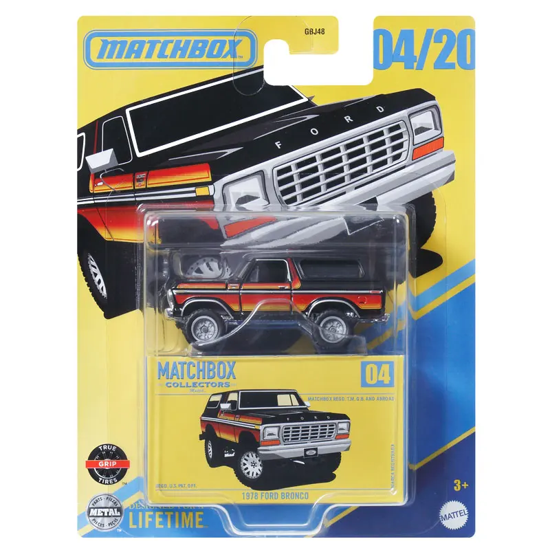 2025 Matchbox Collectors #01-05 Honda N600 Off Road Benz EQS Ford Bronco BMW M5 Police 1/64 Diecast Model Car Toy GBJ48