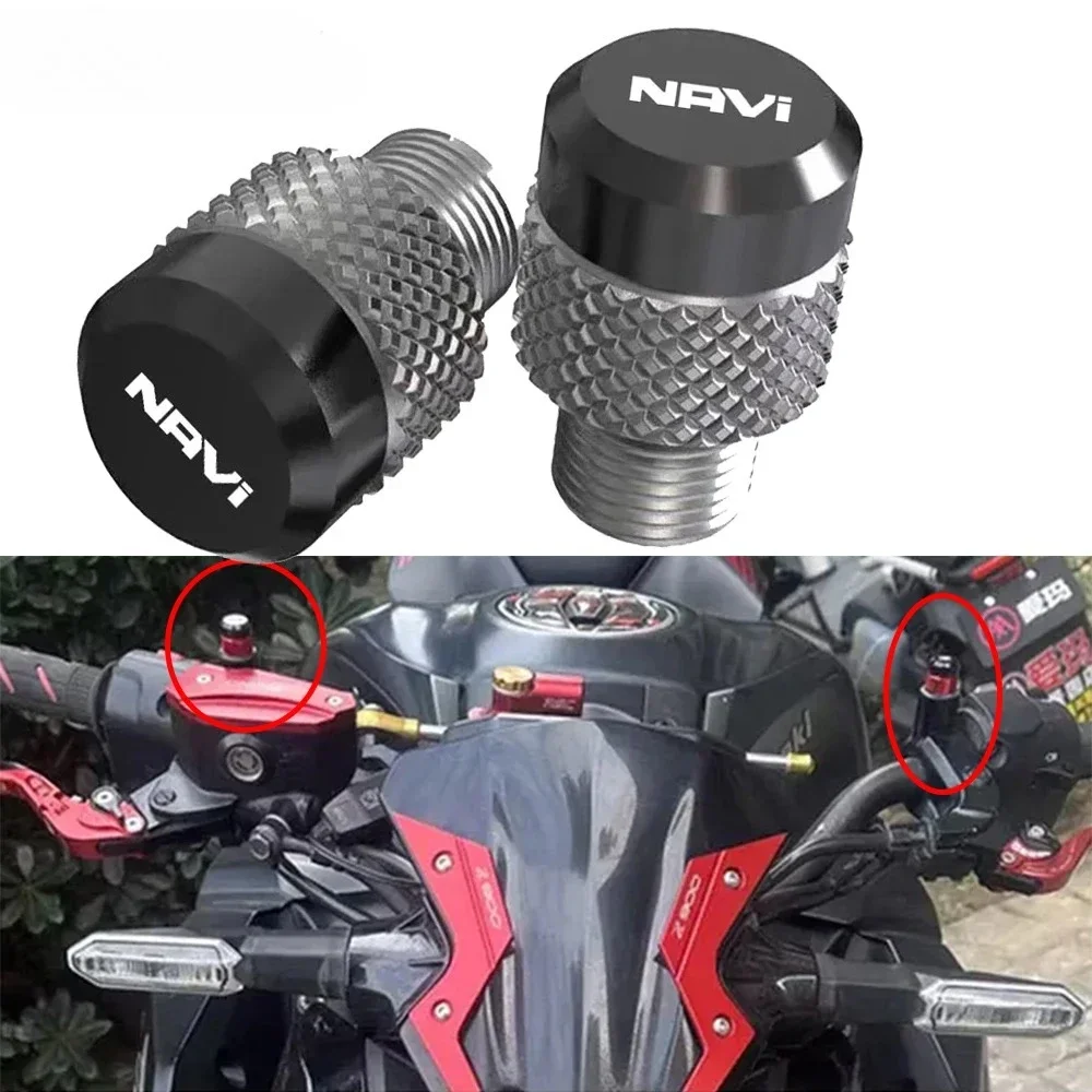 

Motorcycle M10*1.25 Aluminum Screws Bolts Mirror Hole Plugs Cap For HONDA DREAMWING Navi 110 Navi 2016 2022