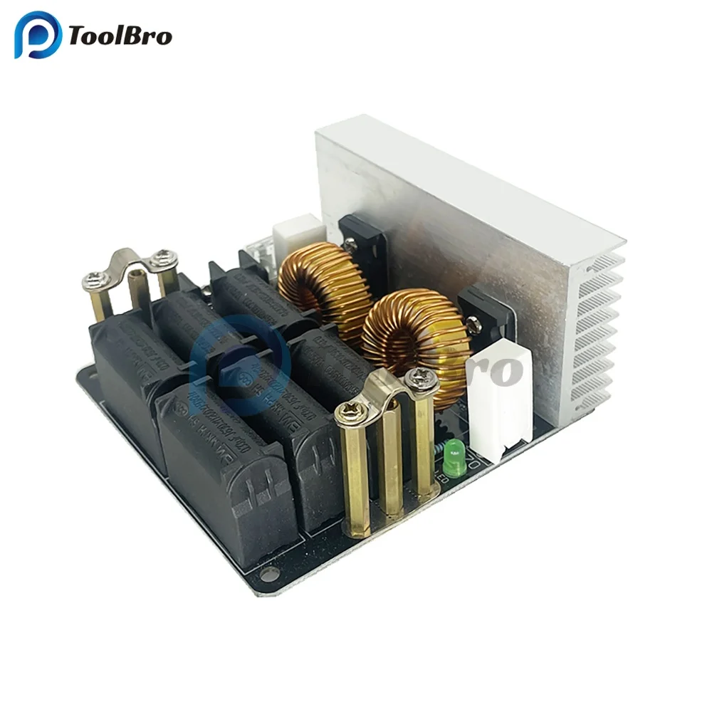 1000W 20A 12-48V ZVS Induction Heating Board 1KW High Frequency Heat Machine Module