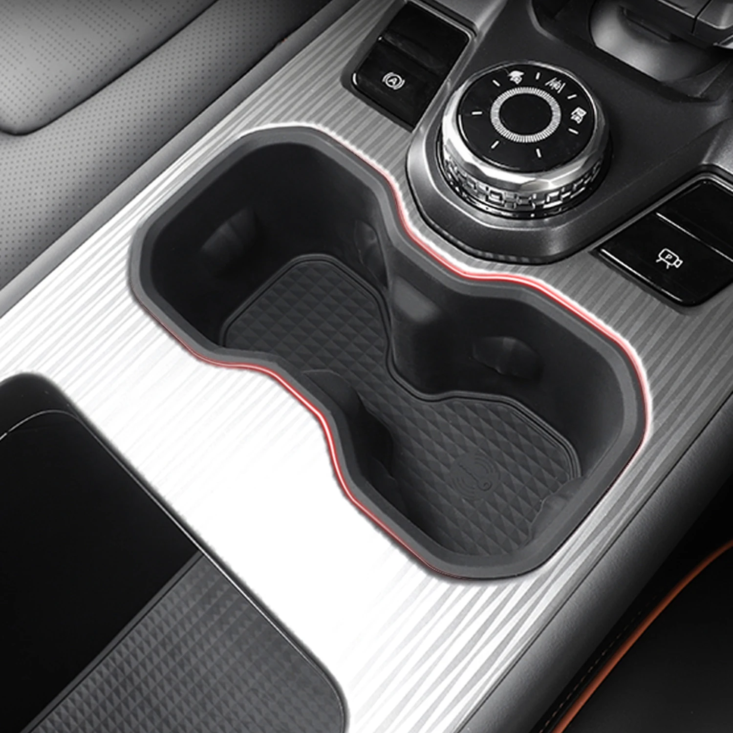 لشيري Jetour T1 2024 2025 اكسسوارات السيارات حامل الكأس بطانة إدراج حصيرة بطانة حماية من السيليكون 1 قطعة