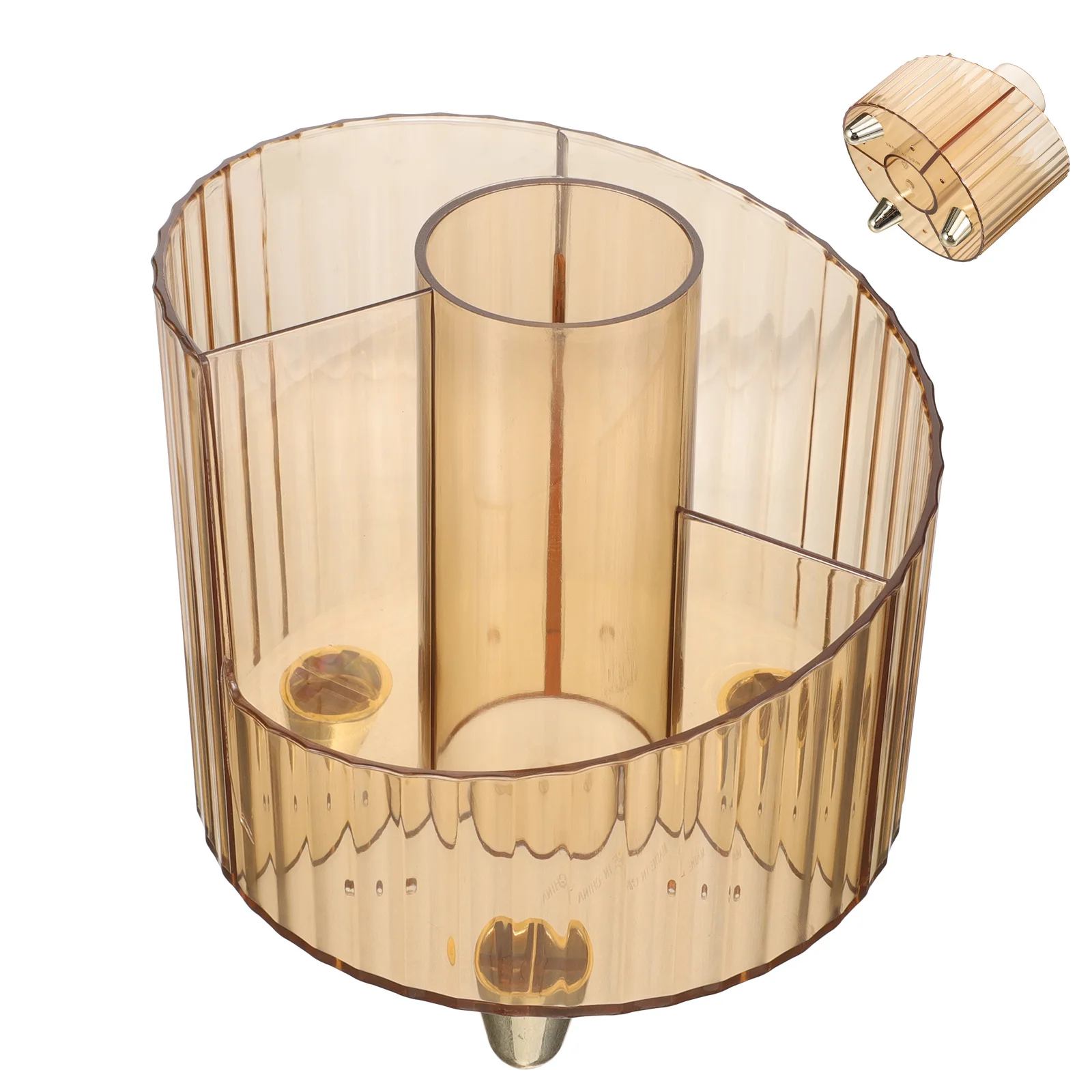 Large Capacity Rotary Pen Holder Plastic Desktop Organizer Rotating Stationery Storage for Desk and Classroom Pencil Holder