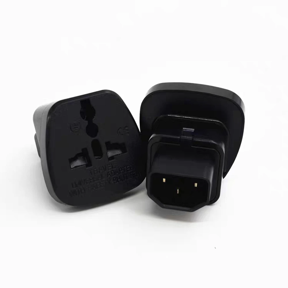 ซ็อกเก็ตการแปลง PDU/UPS C13 ไปยังปลั๊กมาตรฐานแห่งชาติ IEC320-C14 ถึง 10A ปลั๊กแปลงรูอเนกประสงค์