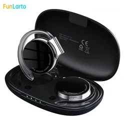 Auriculares inalámbricos TWS con micrófono, cascos con Bluetooth, no intrauditivos, luces nocturnas para correr, reducción de ruido, llamadas HD