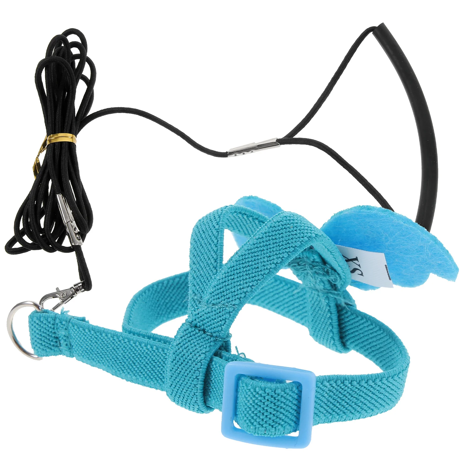 

Sturdy Parrot Harness Smooth Pulling Rope Outdoor Pet Safety Traction Leash Wear-Resistant Decorative Cockatiel Supply