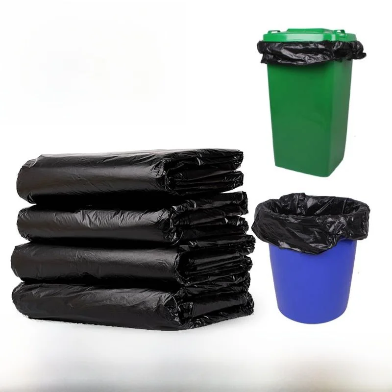 Extra Large Thick Plastic Garbage Bags Black 60 80 100 120 Super Size for Hotel Home Property Commercial Use Public Facility