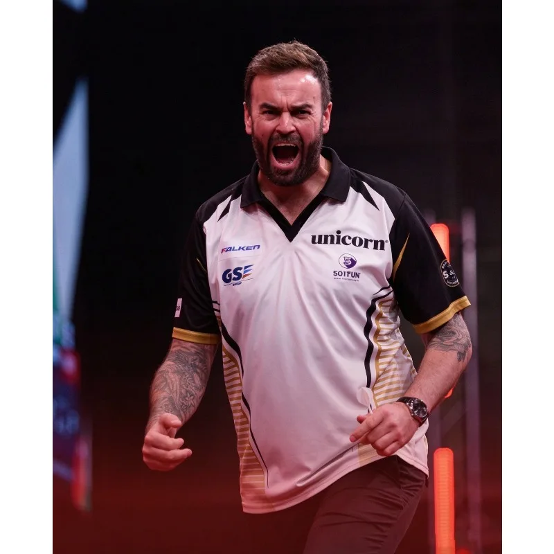 Professional Ross Smith Darts Shirt Smudger PDC Jersey Men's Women's Darts Jersey Polo Sports Training Team Tee Uniform Tops