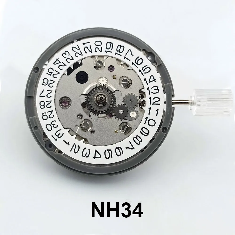 GMT-Uhrengehäuse 40MM Bidirektionale Drehung Saphirglas Passend für NH-34-Uhrwerk Passend für 28,5-29mm Zifferblatt Teile 5Bar Schiebeverschluss – Detail 12