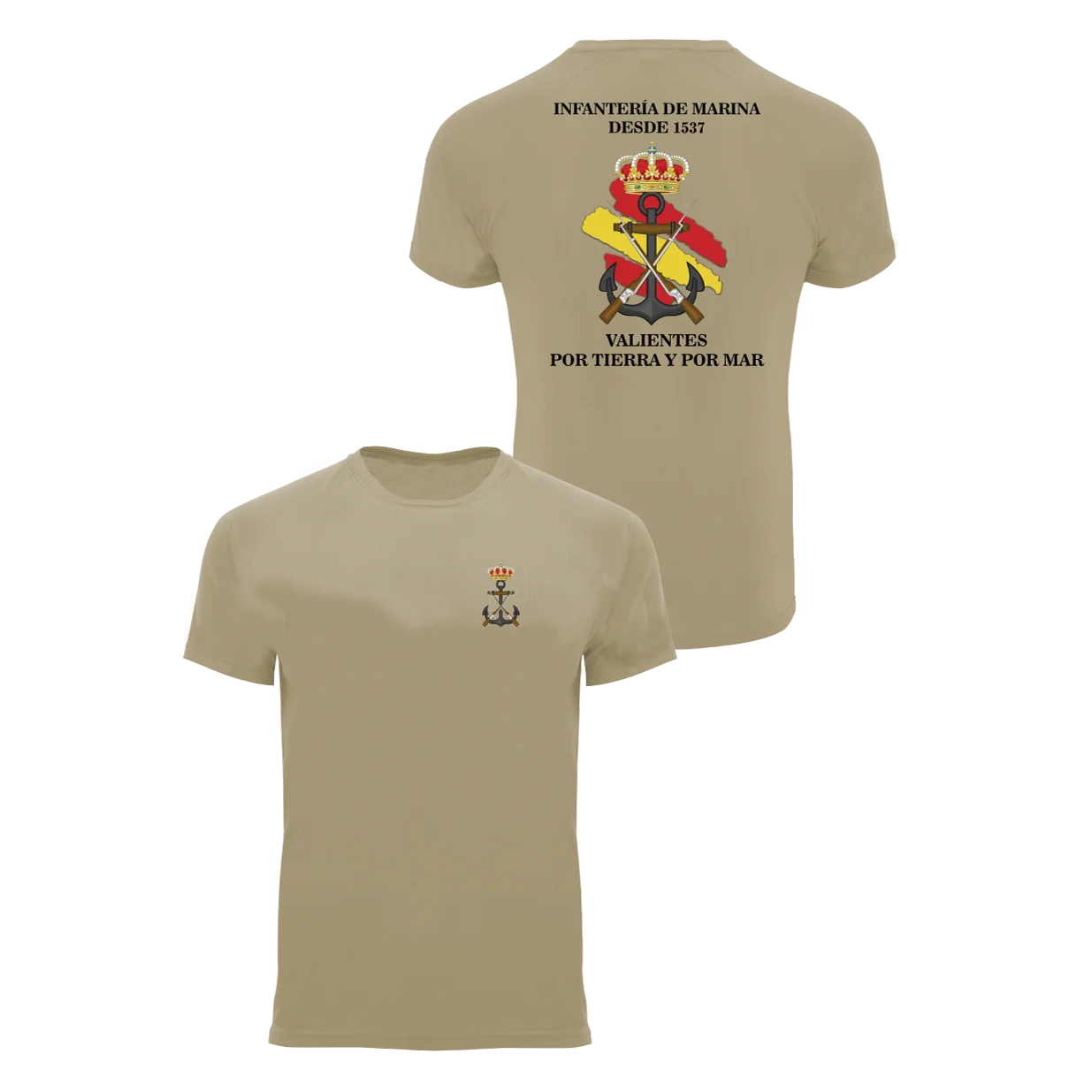 

Infantería De Marina- Spanish Marine Corps T-Shirt Short Sleeve Casual 100% Cotton O-Neck Summer Mens T-shirt Size S-3XL