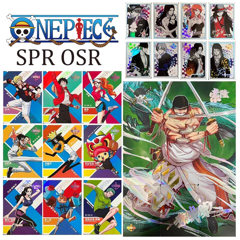 

One Piece OSR SPR Collectible Cards Holiday Gifts Boys' Anime Zoro Puzzle Hancock Nicole Robin Vivi Yamato Perona