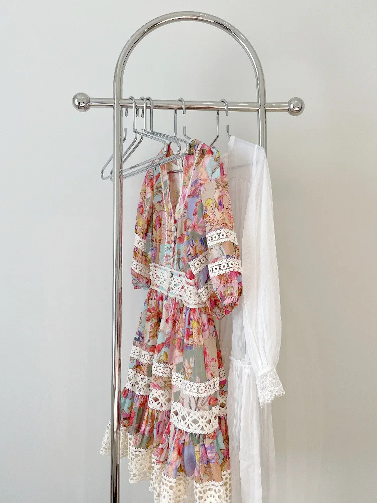 TTLight luxury stainless steel coat rack Home entrance storage hanger