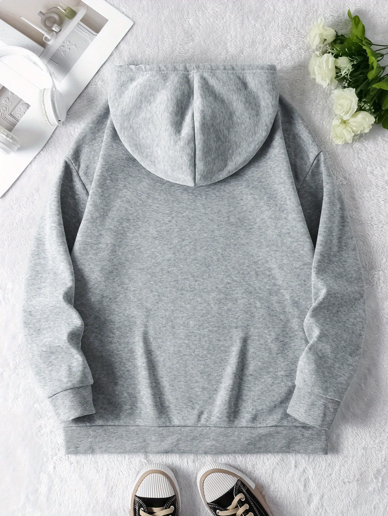 Arabischer Buchstabendruck Damen Hoodies 2025, Winter Herbst Kleidung Y2k Sweatshirt Top Hoodie Langarm Damen Freizeitkleidung