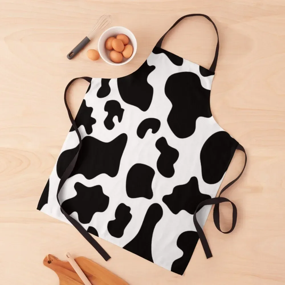 

Cow Spots Apron Kitchen Items professional hairdressing For Women Kitchen Apron