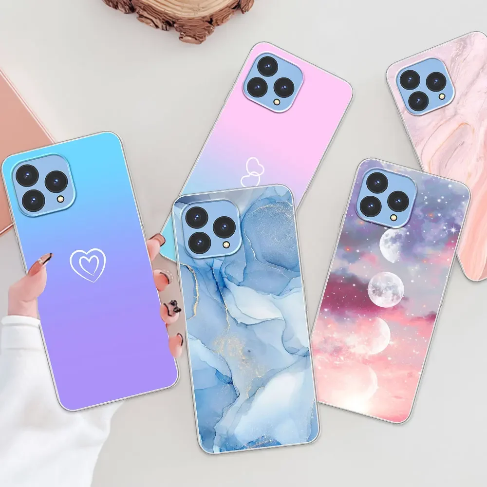 For Cubot P80 Case Fashion Clear Soft Silicone TPU Phone Back Cover For Cubot P80 Bumper Shockproof Coque For Cubot P80 Fundas