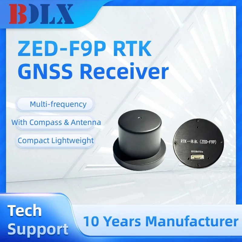 ZED-F9P RTK GNSS Receiver High Precision GPS Module with Integrated Antenna & IST8310 Compass for UAV Robotics Survey vs UM980