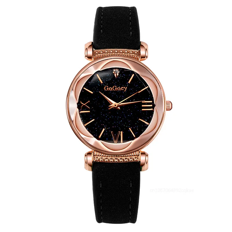 

Ladies Starry Sky Wristwatch Women Watches Quartz for Women Petals Plum Belt Female Watch Relogio Feminino Reloj Mujer Elegante