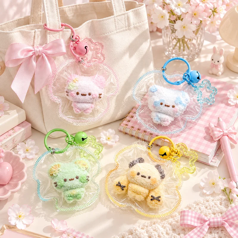Food-Grade Silicone Fruit Milk Cute Little Creature Pendant Squeeze And Play For Joy Stress Relief Gift Schoolbag Charm Pendant