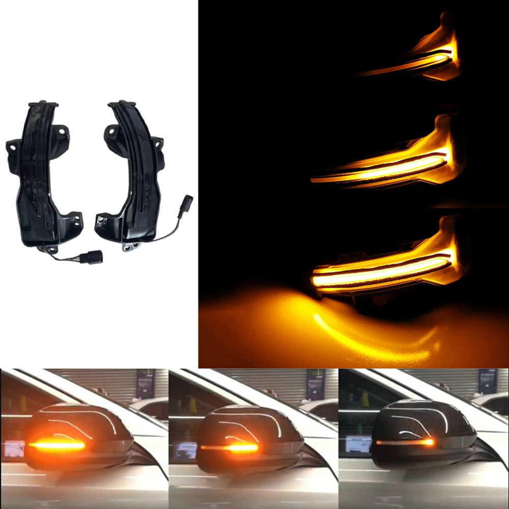 

2pcs LED Dynamic Side Mirror Indicator Turn Signal Lights For Honda CRV HRV Matsushi FIT City Accord 34350-T0A-H01 34300-T0A-H01