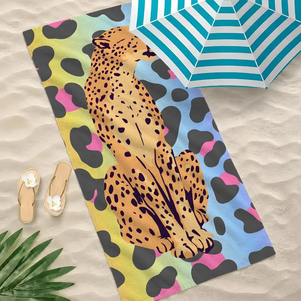 Art Egypt Colorful Abstract Art Towel Towel Beach Towel Oversized Quick Dry Towel Absorbent Soft Swim BeachTowels for Men Women