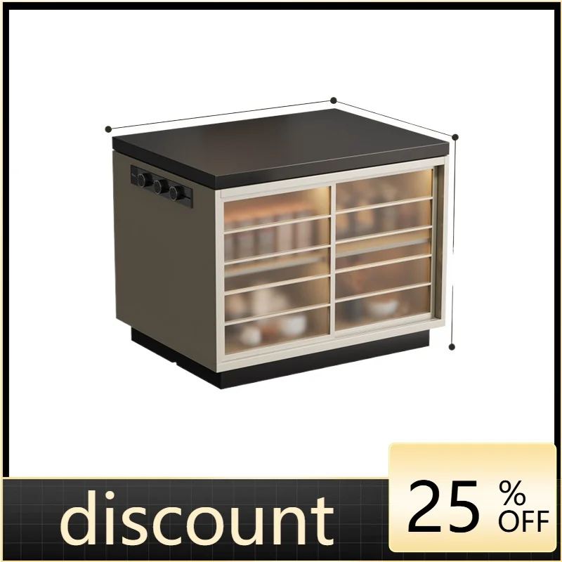 

LMM advanced multi-functional kitchen island high-end integrated rock slab island