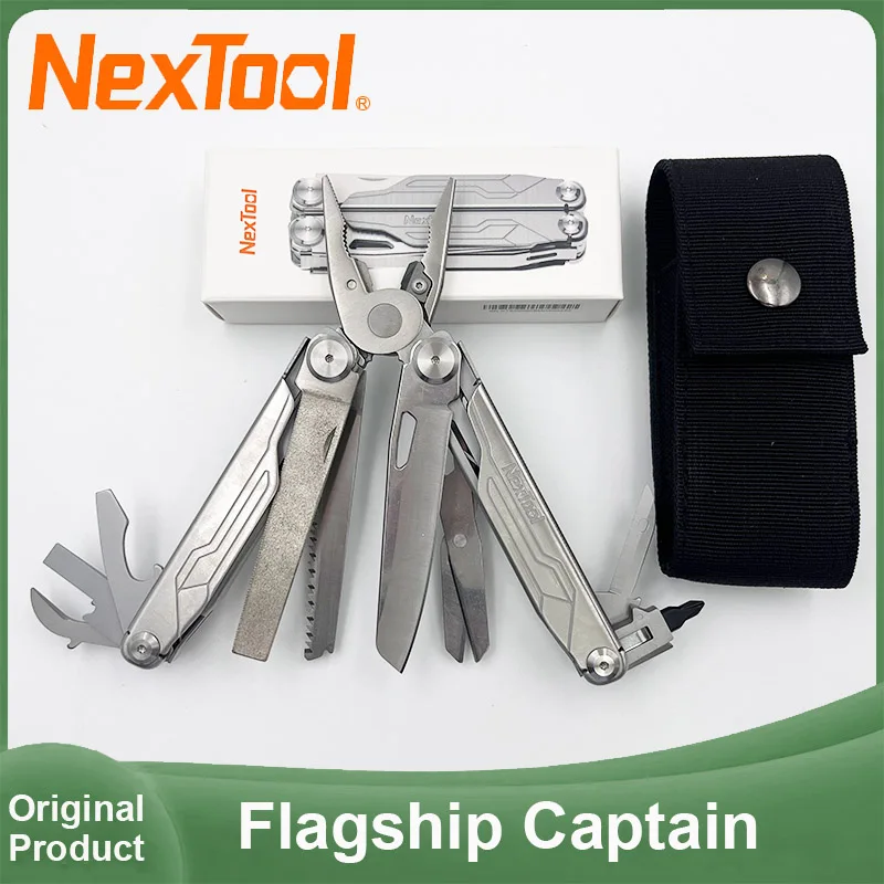 NexTool Флагманский капитан 19 в 1, многофункциональные плоскогубцы, EDC, уличные инструменты, карманный нож, складной многофункциональный инструмент, кемпинг, пеший туризм, выживание