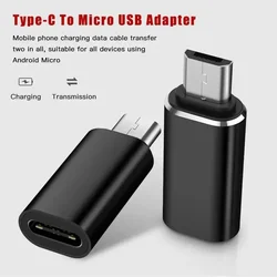 Type-C Adapter USB C to Micro USB Cable Alloy Micro USB Male to Type C Female Adapter Converter Connector for Phone Tablet