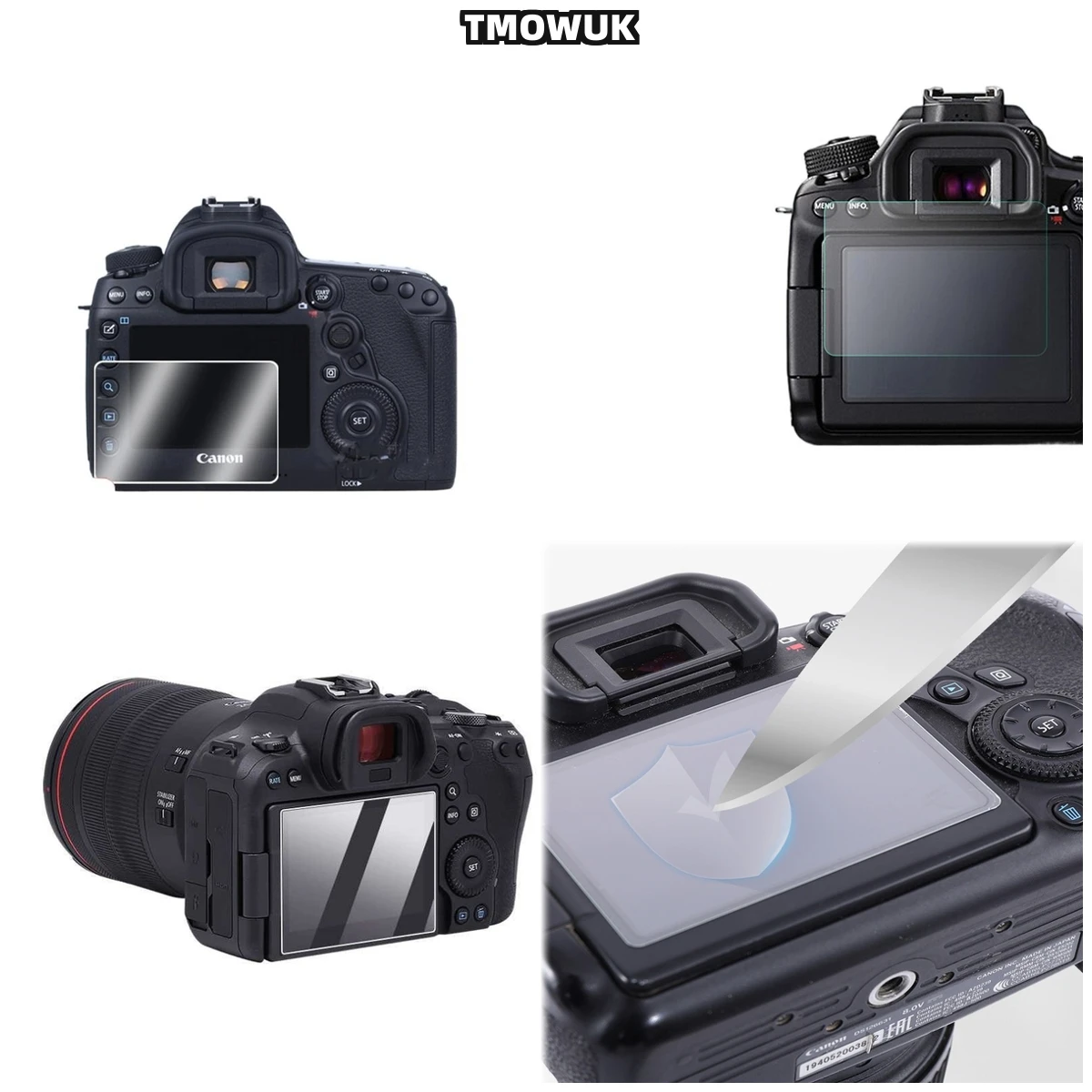 

For Canon 600D 60D EOSM2 EOSM Sapphire-Coated Glass - 9H+ Hardness For Professional Use