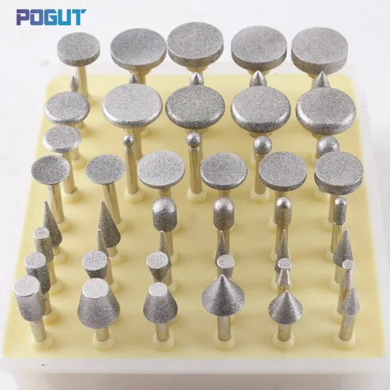 

, 50pcs/lot, Grinding Head 3mm Handle,rotary Head,rotary Tool for Glass Grinding, Stone Grinding and Carving