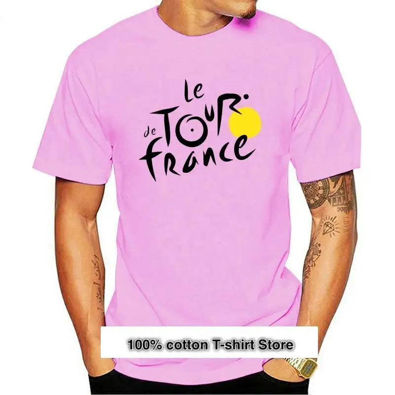 

New Tour France 2021 T-shirt France Bicycle Gift T-Shirt White-Grey Short for Men