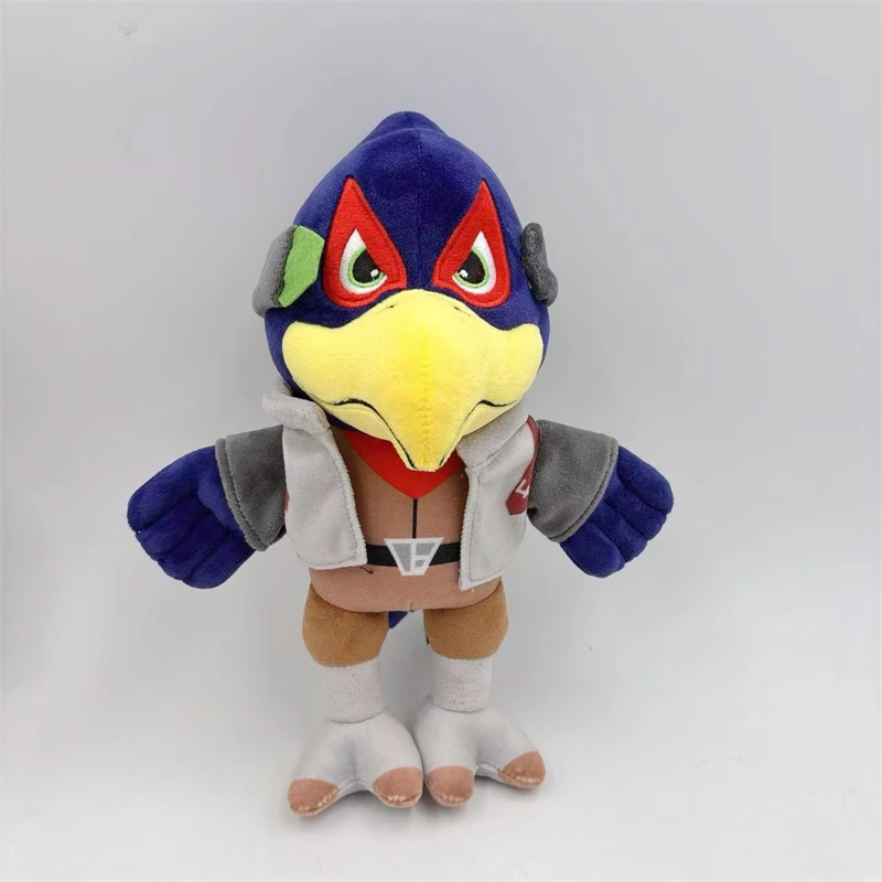 Nuevo Peluche de 25cm de Fox McCloud, Juguetes de Peluche del Anime Star Pilot Fox Team Falco, Muñeco de Peluche de Animal, Regalos de Muñecos Suaves de Slippy Toad y Krystal