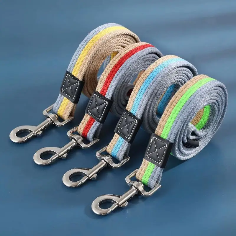 1/2 PCS Pet Canvas Traction Rope Dog Walking Rope Wear-resistant Durable Safe and Explosion-proof Outdoor Traction Rope
