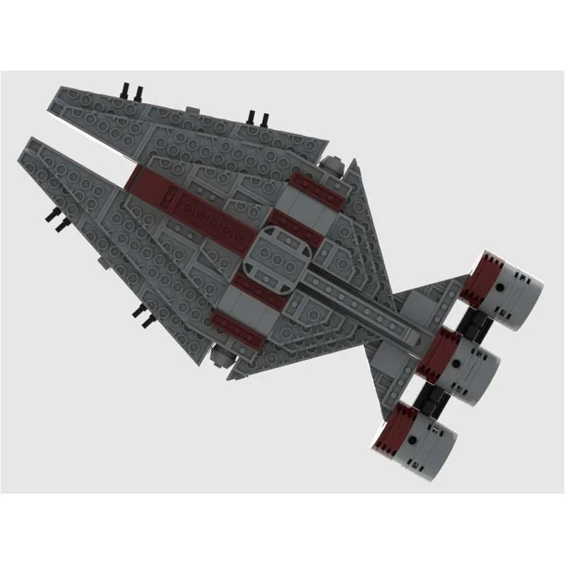 MOC-218737 Modelo de bloco de construção Urban Ocean Cruiser, 512 peças, presente de brinquedo criativo para meninos, crianças, aniversário e Natal