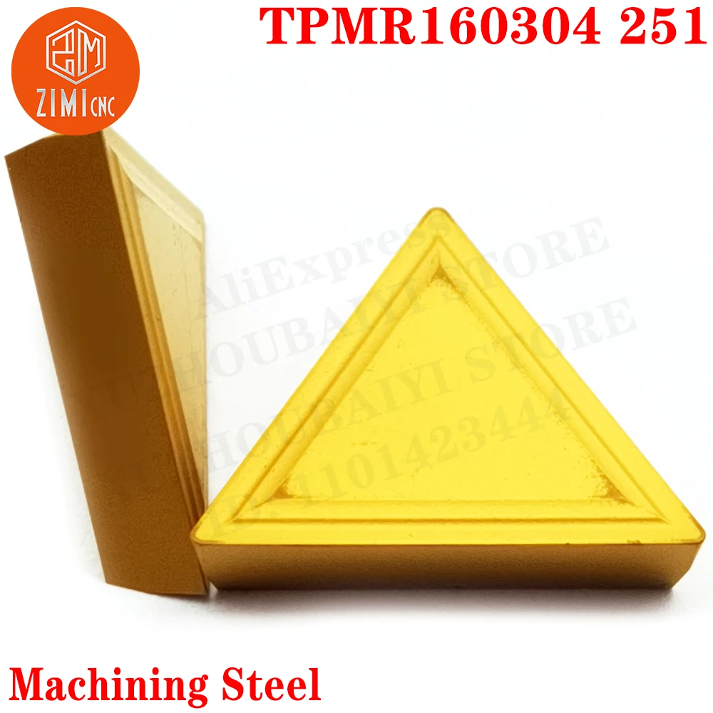 TPMR160304 TPMR160308 TPMR TPMR110304 YBM251 TPMR220412 YBC251 آلة مخرطة CNC أدوات تحول القاطع كربيد إدراج 10 قطعة / صندوق