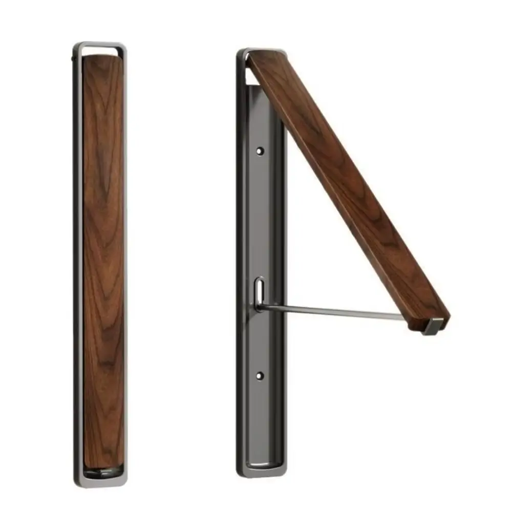 

Aluminum Material Foldable Clothes Drying Rack Multi-Functional Space Saving Design Wall Mounted Rack No Drill Installation